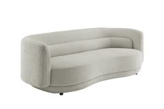 Design Sofa GATSBY 230cm greige Chenille Federkern 3-Sitzer Couch Rundum-Bezug