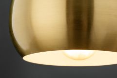 Moderne 3er Hängeleuchte GOLDEN BALL gold Hängelampe höhenverstellbar