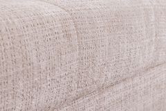 Modernes Ecksofa KENT 220cm champagner beige Chenille Cremona Federkern Wohnlandschaft mit Hocker