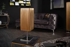 Moderne Designer Tischlampe PARIS 43cm gold Tischleuchte