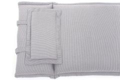 Outdoor Kissen ROG 58x196cm taupe Polster-Auflage für Gartenliege