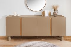 Sideboard COSMO 180cm greige Eiche Soft Close Stauraum