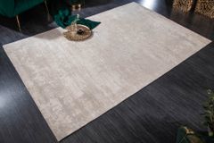 Vintage Teppich MODERN ART 240x160cm beige verwaschen Used Look