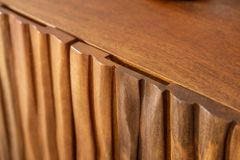 Massives Sideboard AMAZONAS 160cm Mangoholz natürliches Front Design