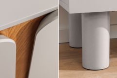 TV-Lowboard COSMO 180cm kaschmir beige Eiche Soft Close Stauraum