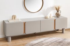 TV-Lowboard COSMO 180cm kaschmir beige Eiche Soft Close Stauraum