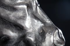 Extravagante Stierkopf Wanddekoration TORERO 65cm silber Deko Schädel