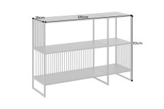 Modernes Bücherregal ARCHITECTURE 120cm graphit