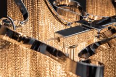Extravagante Hängeleuchte ROYAL 120cm silber Hängelampe