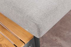 Outdoor Lounge MOBILE MODULAR anthrazit hellgrau Garten-Sitzgruppe inkl. Tisch und Kissen