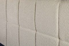 Modernes Boxbett PRESTIGE 160x200cm creme Bouclé mit Stauraum und Lattenrost