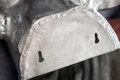 Extravagante Stierkopf Wanddekoration TORERO 65cm silber Deko Schädel