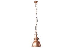 Design Hängelampe INDUSTRIAL 45cm kupfer geflammt Industrial Stil