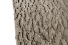 3D Hochflor Teppich DUNE 230x160cm taupe Hoch-Tief-Effekt