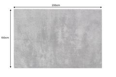 Design Teppich CLOUD 9 230x160cm anthrazit Hochflor Indoor-Teppich