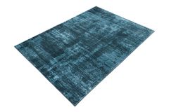 Moderner Teppich SOFT TOUCH 230x160cm blau Kurzflor Indoor-Teppich