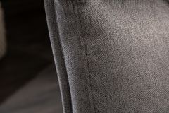 Moderner Freischwinger Stuhl COMFORT grau mit Komfortgriff