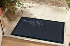 Strapazierfähige Fußmatte CLEAN WELCOME 75x45cm anthrazit Fußabtreter