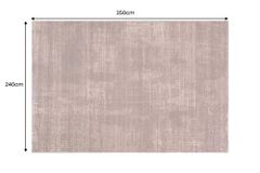 Moderner Teppich SOFT TOUCH XXL 350x240cm kupfer braun Kurzflor Indoor-Teppich