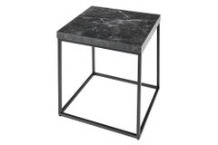 Moderner Beistelltisch ARCHITECTURE 45cm graphit Metallgestell
