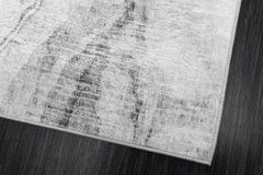 Design Teppich ART RUGS 230x160cm grau weiß Flachgewebe Indoor