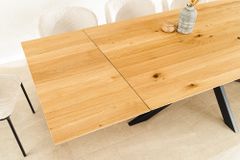 2er Set Ansteckplatten WILD OAK 50cm natur Wildeiche Verlängerung Schweizer Kante