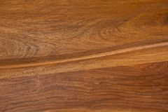 Massives Baumstamm Bett AMAZONAS 180x200cm braun Sheeshamholz stone finish