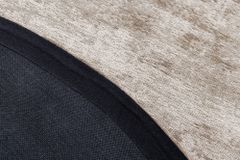 Design Teppich MODERN ART 150cm beige grau Used Look Vintage Baumwolle