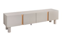 TV-Lowboard COSMO 180cm kaschmir beige Eiche Soft Close Stauraum