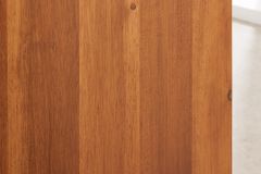 Massivholz Dekosäule COLUMNA 75cm braun Akazie Beistelltisch