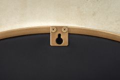 Runder Wandspiegel PORTRAIT 60cm gold Eisen handmade