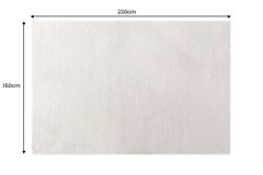 Moderner Teppich COZY CLOUD 230x160cm creme Hochflor Indoor-Teppich Felloptik