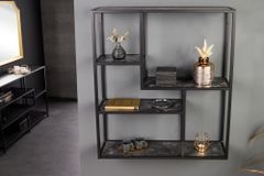 Modernes Wandregal SLIM LINE 90cm graphit Metall hängend