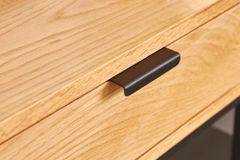 Industrial Nachttisch ELEMENTS 40cm Eiche Beistelltisch mit Schublade