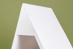 Massivholz Weinregal SEVEN SEAS 180cm weiß natur Mango Flaschenregal
