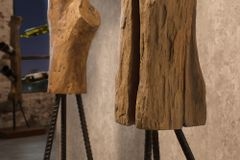 Massive Garderobe HEMINGWAY 200cm Teakholz Kleiderständer