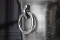 Eleganter Sektkühler CHAMPAGNE 40cm silber Flaschenkühler