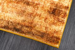 Moderner Teppich SOFT TOUCH 230x160cm senfgelb gold Kurzflor Indoor-Teppich