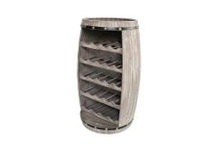 Authentisches Weinregal BODEGA 80cm natur Pinie Weinfass Shabby Chic
