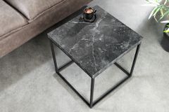 Moderner Beistelltisch ARCHITECTURE 45cm graphit Metallgestell