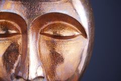Handgefertigte Vase FACE 50cm Kupfer-Look Antik Aluminium abstrakt