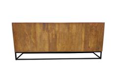 Massives Sideboard SCORPION 180cm braun Mangoholz aufwendige 3D Schnitzereien