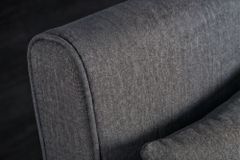 Schlafsessel SMART MULTIFUNCTION 100cm grau Vogue Seiden Samtstoff
