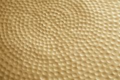 Runder Couchtisch ORIENT III 60cm gold Metall Hammerschlag Design handmade