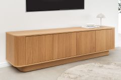 Modernes TV-Board VALHALLA WOOD 180cm natur Eichenholz Lowboard mit Stauraum