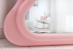 Design Wandspiegel CURVY 160cm rosa