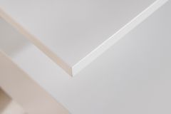 Hängender Nachttisch FLOATING 35cm weiß Regal mit Schublade