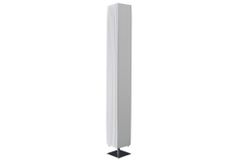 Moderne Design Stehlampe PARIS 160cm weiß Plissee Schirm Stehleuchte