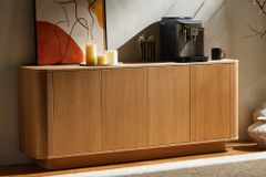 Modernes Sideboard VALHALLA WOOD 180cm natur Eichenholz Kommode