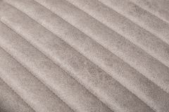 Moderner Freischwinger Armlehnenstuhl BIG ASTON taupe Taschenfederkern Eisengestell